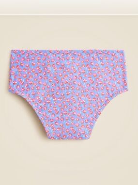 NWT J. Crew Hallie bikini bottom in summer fields print - Size Large